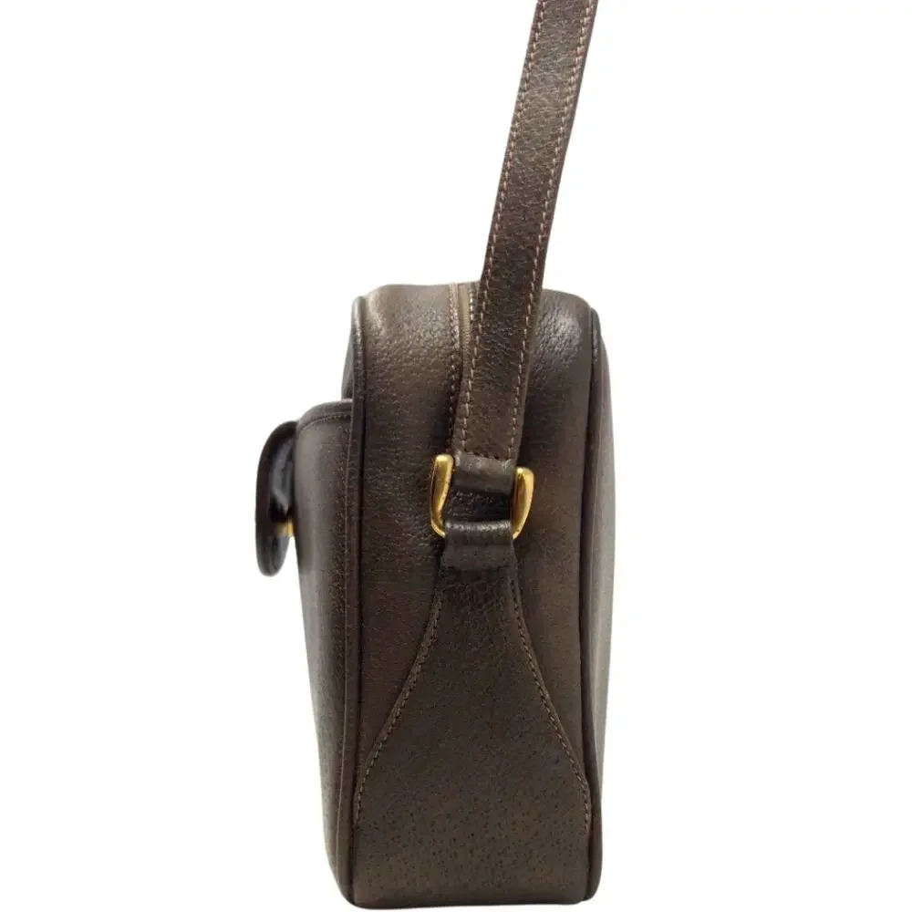 Gucci Bag Crossbody Clutch Wallet Ophidia Marmont Brown Leather GG Red Green - Picture 7 of 13